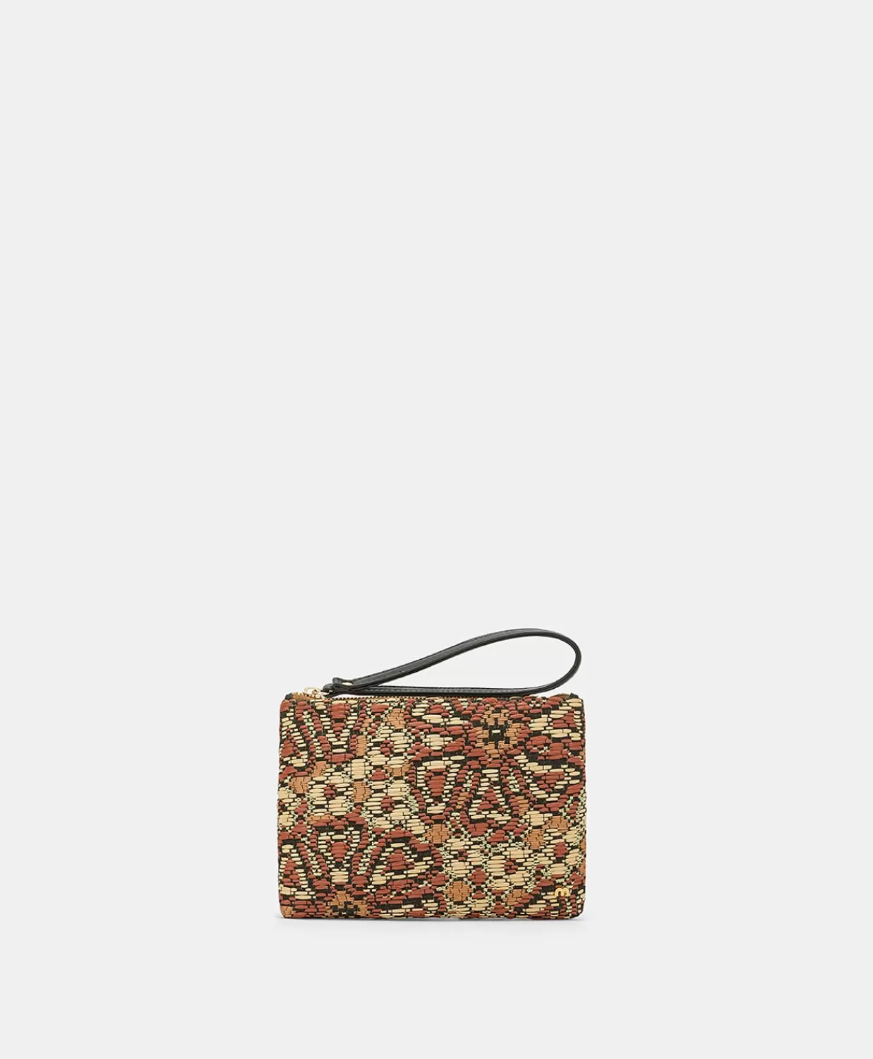 Borse E Pochette>Momoni Clutch Fragua Con Intreccio - Nero Multicolor